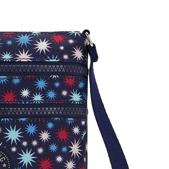 Kipling Alvar Extra Small Printed Mini Tassen Blauw | BE 1313AH